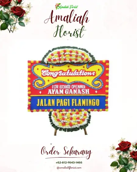 Sewa Papan Bunga Ngelom